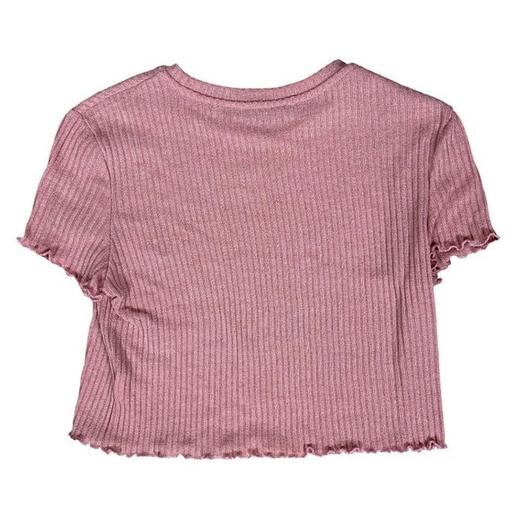 Shein Pink Crop Top Size Extra Large - Picture 2 of 3